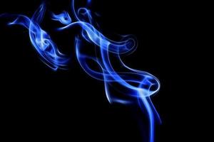 The smoke is colorful. It is abstract. photo