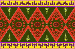 Native-style Geometric Pattern Designs are used to Destroy Fabrics, Backgrounds, and Accessories. vector