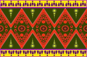 Native-style Geometric Pattern Designs are used to Destroy Fabrics, Backgrounds, and Accessories. vector