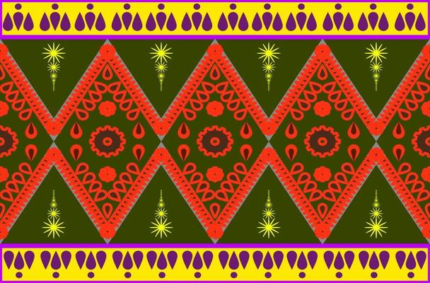 Native-style Geometric Pattern Designs are used to Destroy Fabrics, Backgrounds, and Accessories.