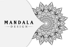 Mandala design for coloring books. Decorative round ornaments. mandala design for coloring page vector