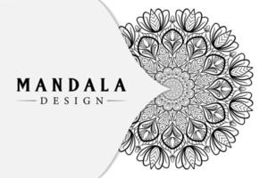 Mandala design for coloring books. Decorative round ornaments. mandala design for coloring page vector