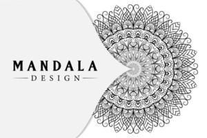 Mandala design for coloring books. Decorative round ornaments. mandala design for coloring page vector