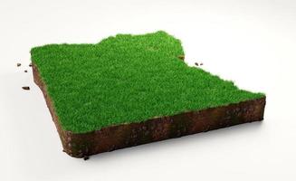 Egypt country Grass and ground texture map 3d illustration photo