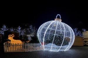 Christmas market decoration photo