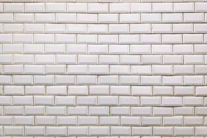 White faience wall from the Paris metro photo