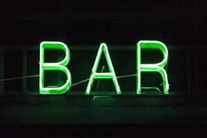 Neon light - Bar photo