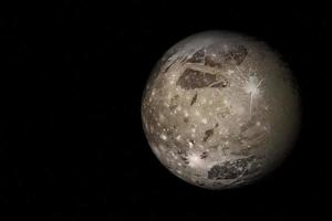 Ganymede, the moon of Jupiter - Solar System photo