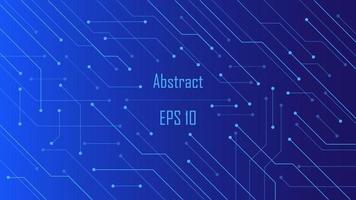 High tech geometric background with abstract digital data. vector