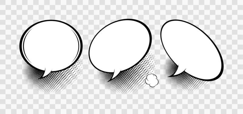 comic speech bubble vector