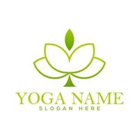 archivo de vector libre de logotipo de demostración de yoga