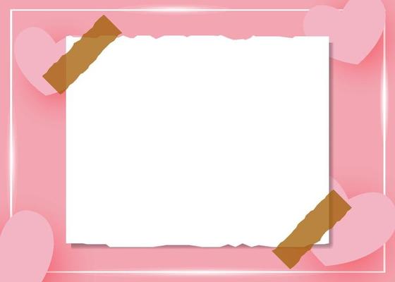 Hand Drawn Paper Note Isolated on A Lovely Background Vector ...