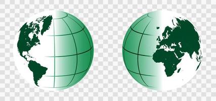 Globe of the World Vector eps 10
