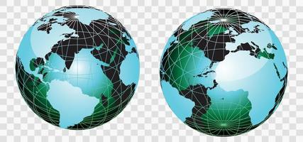 Globe of the World Vector