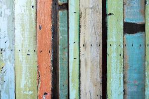 Old wooden floor or wall paint photo