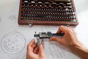 Digital micrometers and digital vernier calipers perform calibration on block grades,Gauge Blocks Precision Metric photo