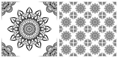 Mandala pattern 001 vector