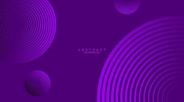 Abstract vector background, circle lines on purple
