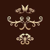 classic ornament vector, vintage border vector