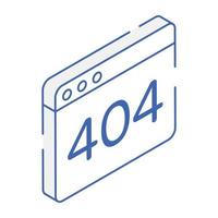 An icon of website management isometric design vector