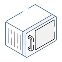 Check this isometric icon of oven vector