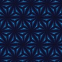 Geometric Pattern in Blue Metallic Look vector