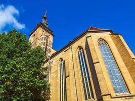 HDR Stiftskirche Church, Stuttgart photo