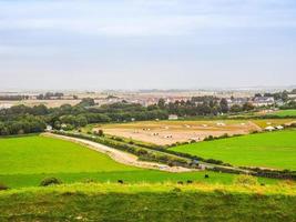 HDR English country panorama in Salisbury photo