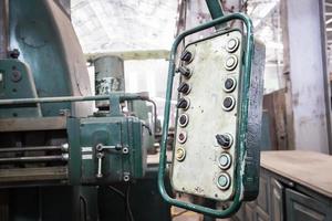 Old control panel of machine tool photo