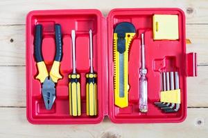 Tools in the red box photo