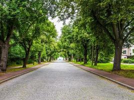 HDR Elballee in Dessau, Germany photo