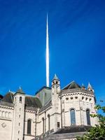 HDR St Anne Cathedral spire in Belfast photo