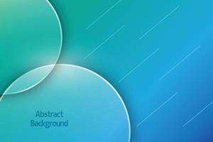 abstract geometric shape glass effect background vector