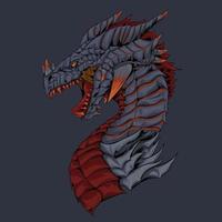 Fire Dragon Vector