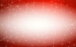 Abstract Dark red Polygonal Space Background with Connecting Dots and Lines.  Connection structure and science background. Futuristic HUD design. vector