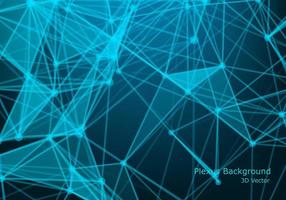 Abstract polygonal background, geometrical backdrop with connecting dots, lines, triangles for global web, connection, science, futuristic concept. vector