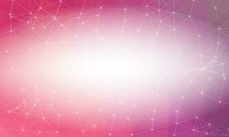 Pink Red low poly background. Polygonal design pattern. Bright mosaic modern geometric design, Creative Design Templates. Connected lines with dots. vector