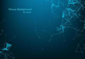 Abstract molecule background, genetic and chemical compounds, connected lines with dots, medical, technological and scientific concept, vector illustration