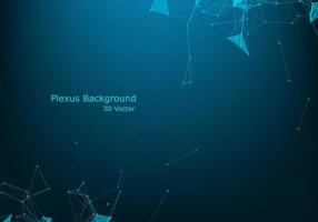 Abstract polygonal space low poly dark background with connecting dots and lines. Connection structure. Science. Futuristic polygonal background. Triangular. Wallpaper. Business vector