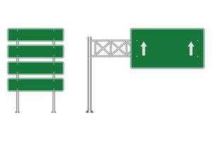 highway road lane signs vector