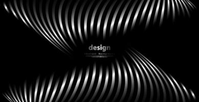 Abstract warped Diagonal Striped Background. Vector curved twisted slanting, waved lines texture. Brand new style for your business design.