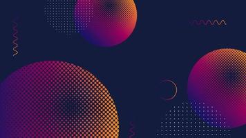 Modern abstract halftone geometric backgorund vector