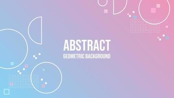 Modern abstract geometric with colorful background vector