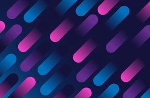 Modern geometric diagonal rounded lines abstract background. Creative composition for web and print. vector