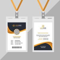 Corporate ID Card Template vector