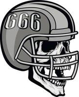 casco de fútbol de cráneo, camisetas de diseño vintage grunge
