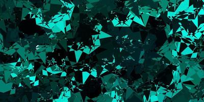 Light Blue, Green vector backdrop with triangles, lines.