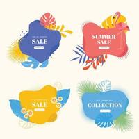 Summer Season Sales Background vector
