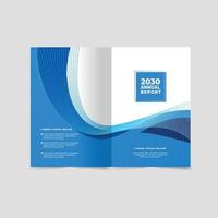 Brochure and book cover design template vector