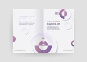 Brochure and book cover design template